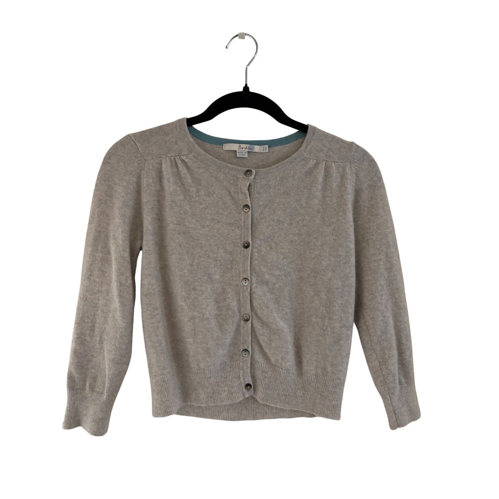 Boden 100% Cashmere Cardigan Sweater Brown WK861 US 6